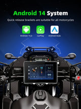 5 inch Android 14 GPS Headunit for BMW R1200GS Android Head Unit EKIY