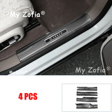 Rear Trunk Bumper Guard Cover Sticker Boot Plate For Zeekr 7X 2025 2026 Car Protector ABS Carbon fiber Decoration Accessories