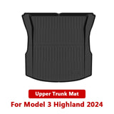 Floor Mat for Tesla Model 3 Highland 2024 TPE Waterproof Weather-resistant Foot Pad Mats Car Interior Accessory TEKSY