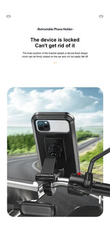 Phone Mount 360 Swivel for Universal Motorcycles