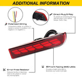 LED Bumper Light Sequential for Mitsubishi Lancer 2008-2017 Car Interior Accessory iJDM