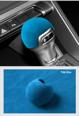 Made of Alcantara For Audi A3 Q2 S3 TT Sport Gear Shift Knob Boot Cover Decorative Trim Sticker Car Interior Tuning Accessorie