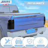 Tail Light Cover Black ABS For Dodge RAM 1500 2009-2017 Car Interior Accessory HEBE