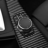 For BMW 3er F30 F31 F35 3GT F34 4e F32 F33 4er F36 Car Multimedia Panel Sticker Anti Scratch Carbon Fiber Interior Accessorie