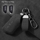 For Volkswagen Golf 8 MK8 ID.3 ID.4 ID.6 2020 2021 Formentor Tarraco Alcantara Car Key Case Cover Keychain Accessory Car Inte
