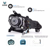 RGB LED Headlight with Animation for Subaru BRZ/Toyota 86 Car Interior Accessory VLAND