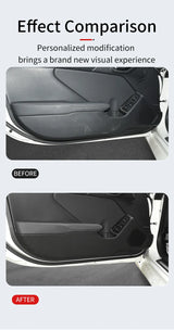 Suede Leather Door Anti-Kick Pad for GR86 Subaru BRZ Car Interior Accessory GMUNI