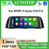 10.25-inch Touch Screen CarPlay for BMW 5 Series F10 2010–2011 Android Head Unit AUTOTOP