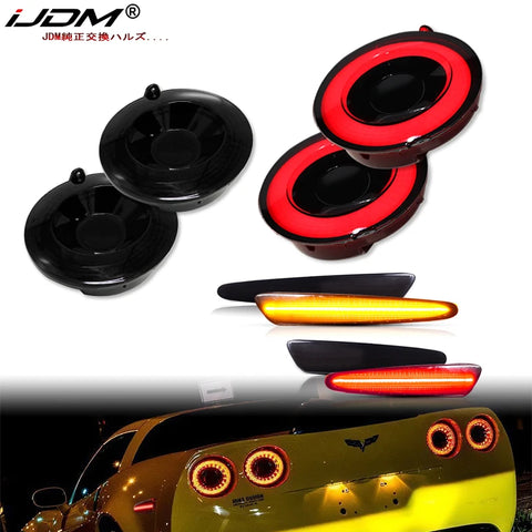 LED Tail Light & Side Marker Kit for Corvette C6 LED Ambient Light iJDM
