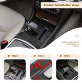 Carbon Fiber Interior Trim Kit for Chrysler 300 Car Interior Accessory HEBE