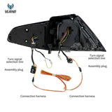 Laser Tail Lights for VW Golf MK7 MK7.5 2013-2021 LED Ambient Light Vland