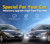 Angel Eyes Fog Lamp DRL for Toyota Corolla Altis 2008-2010 LED Ambient Light MAGIC COLORM
