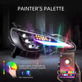 RGB LED Headlight with Animation for Subaru BRZ/Toyota 86