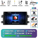 2K QLED Android 15 Multimedia Head Unit for Suzuki SX4 2006-2013