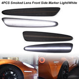 LED Side Marker Smoked Lens for Chevy Corvette C6 2005-2013