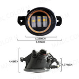 Angel Eye Fog Light for Nissan X-Trail T32 2014-2016 Car Interior Accessory MAGIC COLORM