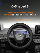 Ultra-Thin Leather Steering Cover for Honda Civic Car Interior Accessory Hocasen