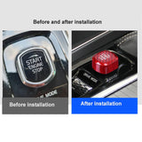 Carbon Fiber Engine Start Button Cover for Volvo Car Interior Accessory LINGLUYANG