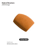 For KIA KX5 Car Gear Shift Lever Boot Cover Protection Decorative Trim Sticker Interior Tuning Accessories Made of Alcantara