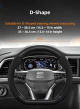 Non-Slip Suede Matte Carbon Cover for Seat Leon Arona Car Interior Accessory Hocasen