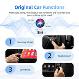 2-in-1 Wired to Wireless CarPlay Android Auto Adapter