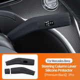 Silicone Steering Column Lever Protector Cover ( Wiper & Turn Signal Stalk) For Mercedes-Benz 2023-2026 Original Color Matching