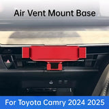 For Toyota Camry 2024 2025 Car Phone Holder Air Vent Mount Base Anti Shake Navigation Bracket Accessories Car Phone Holder OE