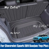 For Chevrolet Spark EUV Baojun Yep Plus 2025 2026 Waterproof Rear Trunk Mats Car Trunk Mat My Zofia