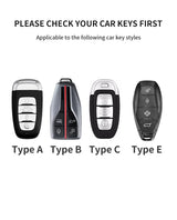 Leather Car Key Case Cover Shell Fob For Hongqi Car Accessory OEM