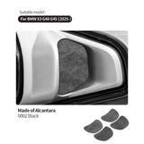 For BMW X3 G45 G48 2025- Door Handle Recess Protector Trim Sticker Car Premium Interior Tuning Accessories Made of Alcantara