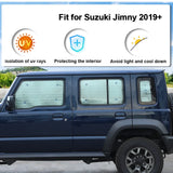 Aluminum Foil Window Visor for Suzuki Jimny 4-Door 2019+ Car Interior Accessory HEBE