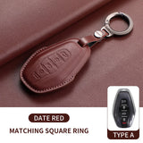 Leather Car Remote Key Case Cover For Chery Jetour X70 X70m X70plus X90plus X95pro X95 Plus Key Bag Protecter Keychain Shell