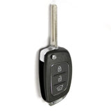 For Hyundai I10 I20 I40 IX35 Santa Fe Remote Fob RFC 3 Button Flip Key Case Car Key Shell Case 3 Button Case Car Key Shell Ca