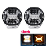 2pcs Car Led Work Light Bar Emark Approved 5.75 Inch/4 Inch Driving Light 12V 24V DRL For Jeep Lada Offroad 4x4 For UTV SUV Boat