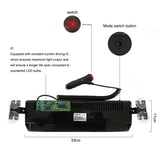 12 LED Strobe Warning Light Universal Auto Windshield LED Ambient Light MAGIC COLORM