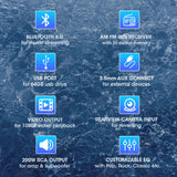 Waterproof Bluetooth MP5 Boat Stereo Universal IPX5 Android Head Unit AKAMATE