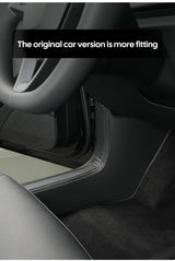 For Tesla New Model 3 Highland Front Rear Door Sill Pad Door Welcome Pedal Threshold Strip  Leather Accessories