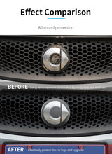 Transparent Grill Emblem Cover for Smart Fortwo 2015+ Car Interior Accessory GMUNI
