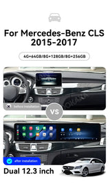 24.6" Ultra-Wide Android Head Unit for Mercedes-Benz 2015–2017 Android Head Unit Aotsr