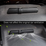 2Pcs for VW Touran Tiguan Car Air Vent Covers Air Conditioner Duct Outlet Exhaust Dustproof Seat Floor Mounting Auto Accessor