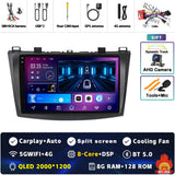 2K QLED Android 15 Multimedia Player for Mazda 3 2004–2013