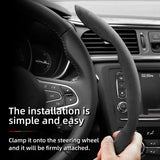 Suede Buckle Wheel Cover for Renault Megane Clio Car Interior Accessory Hocasen