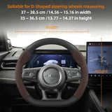 Suede Matte Carbon Fiber Cover for Lynk & Co 01