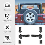 Leather Anti-roll Bar Cover for Jeep Wrangler JK 2007 Car Interior Accessory HEBE