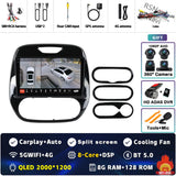 2K QLED Android 15 Multimedia Player for Renault Captur 2016–2019