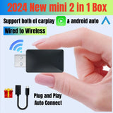 Wireless CarPlay and Android Auto 2-in-1 Adapter Dongle CarPlay Adapter OEM