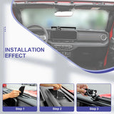 Rotatable Center Console Phone Stand for Jeep JL 2024 Car Interior Accessory HEBE