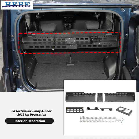 Tailgate Storage Rack for Suzuki Jimny 4-Door 2019+ Car Interior Accessory HEBE