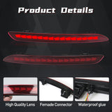 3-in-1 LED Rear Bumper Reflector for Honda Accord 23 LED Ambient Light MAGIC COLORM