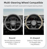 Wave-Shaped Breathable Leather Cover for Audi A4